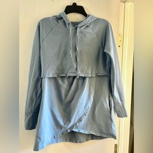 Latched Mama Light Blue Petal Hoodie 2.0